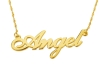 Personalized 14k Gold Carrie Name Necklace